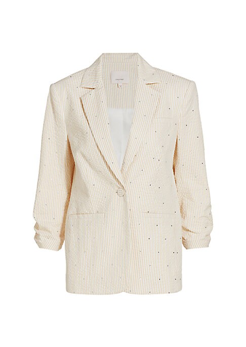 Sparkle Seersucker Blazer