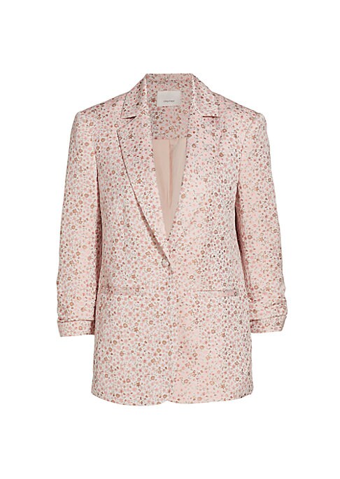 Metallic Floral Blazer