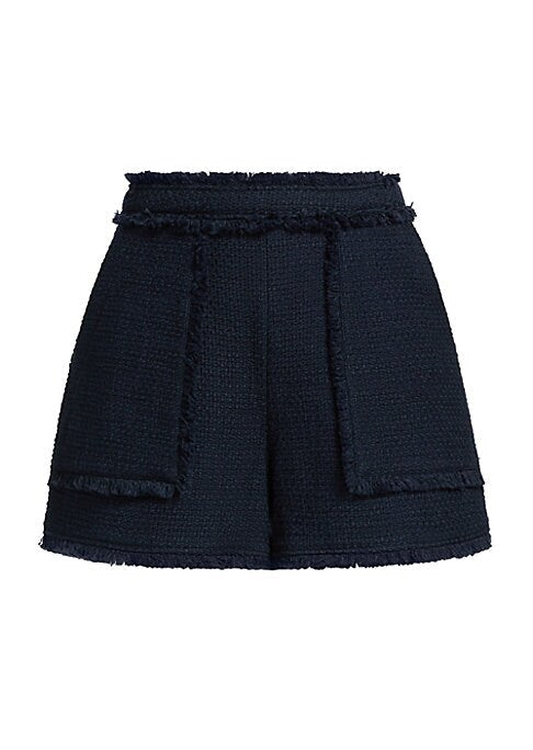 Chic Tweed Tailored Shorts