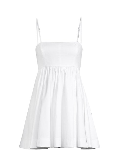 Bow-Back Flare Minidress