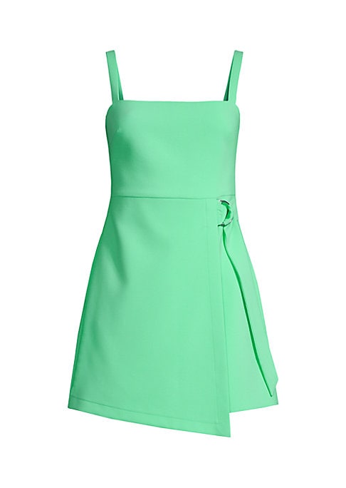 Belted Asymmetric Minidress