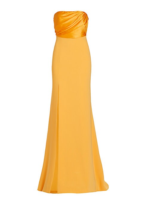 Satin Slit Gown