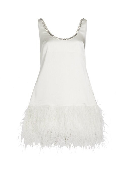 Feathered Luxe Minidress