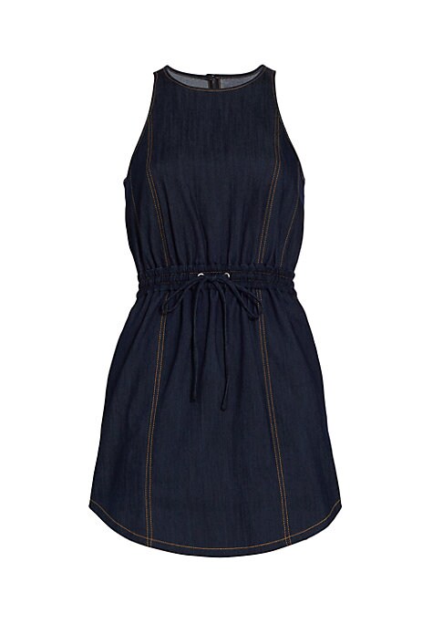 Denim Drawstring Dress