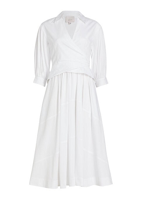 Chic Wrap Midi Dress