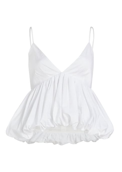 V-Neck Peplum Top