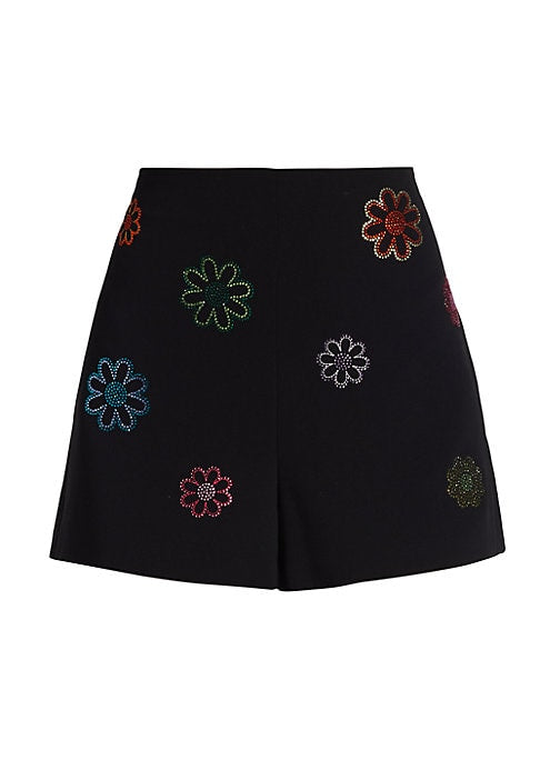 Sparkle Wide-Leg Shorts
