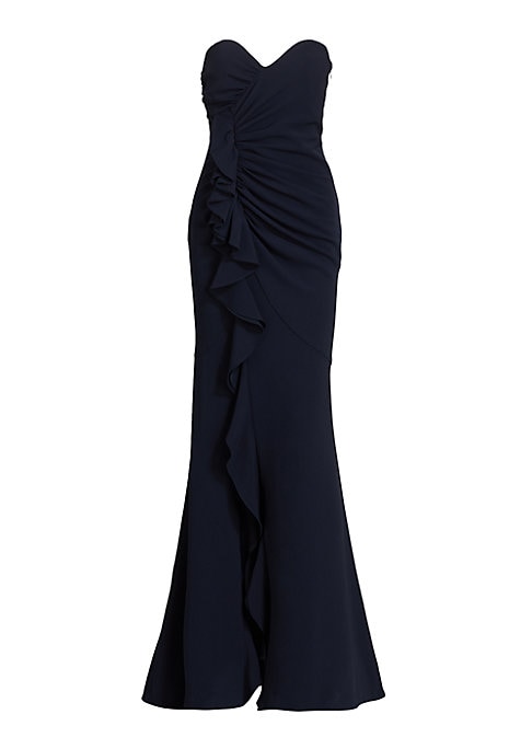 Mermaid Ruffle Evening Gown