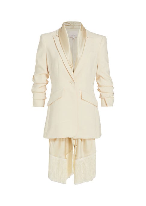 Chic Draped Blazer