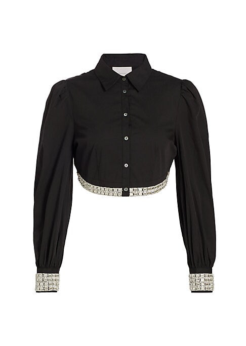 Embellished Crop Top