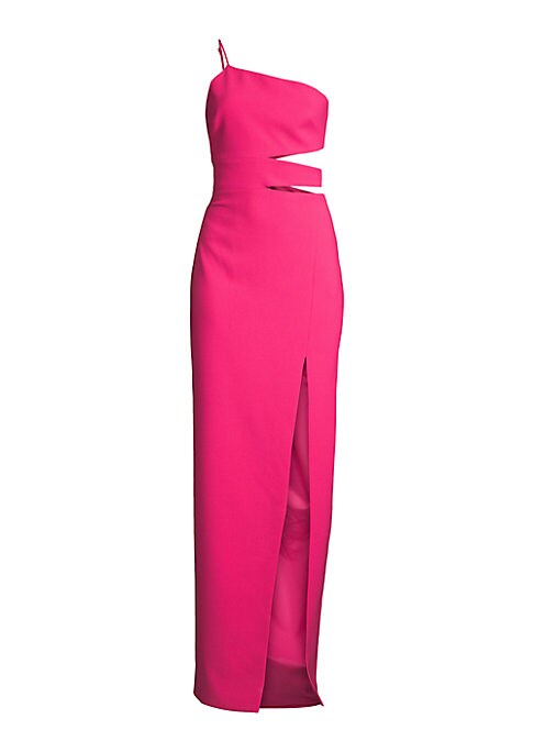 Sleek Cut-Out Evening Gown