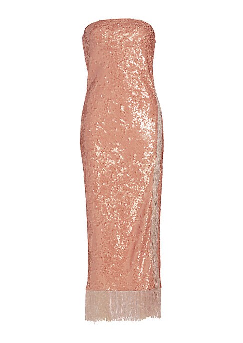Dazzling Fringe Sequin Dress