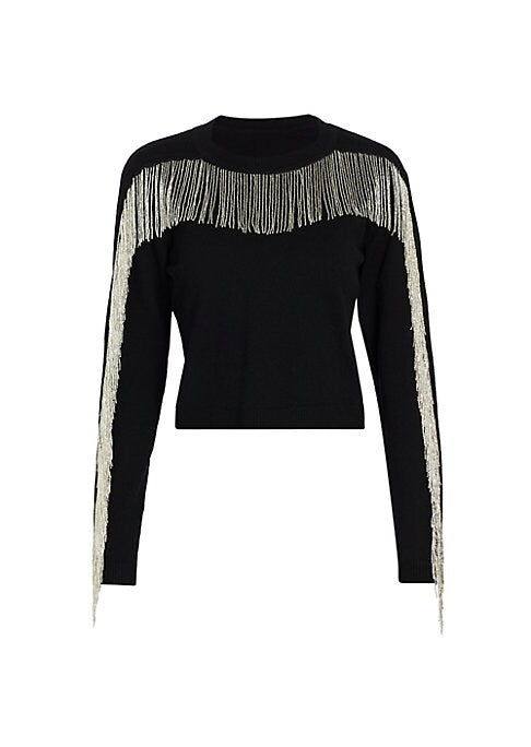 Fringe Elegance Sweater