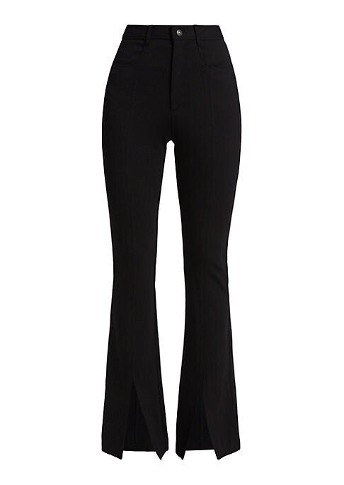 Chic Split Hem Trousers