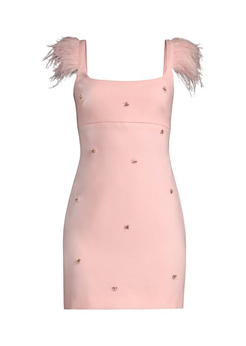 Feathered Crystal Dress