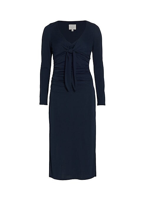Chic Ruched Midi Dress