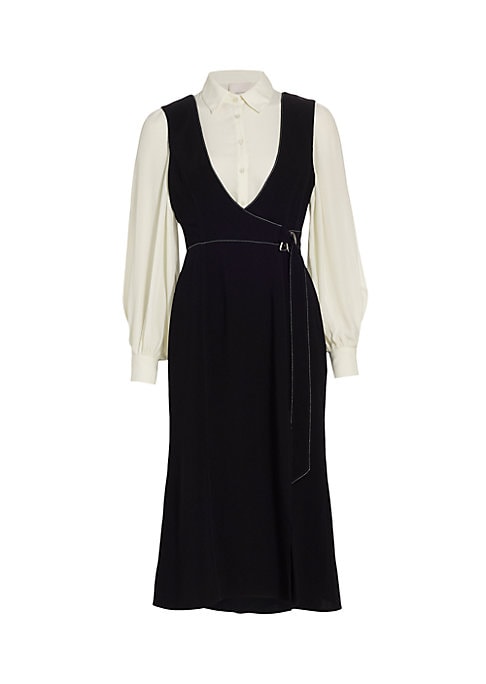 Chic Sleeveless Wrap Dress