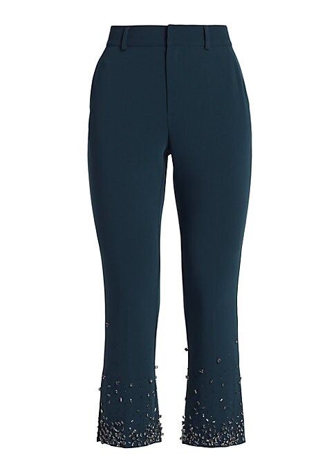 Glimmering Kick-Flare Trousers