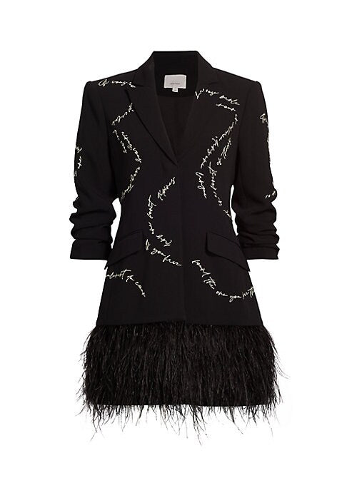 Feathered Elegance Dress