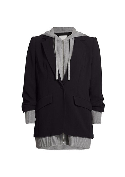 Hooded Blazer Chic