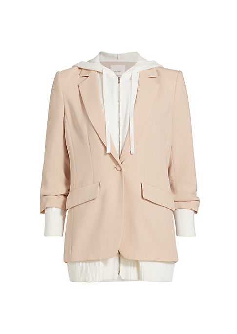 Chic Hoodie Blazer Blend