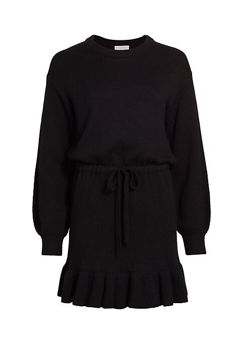 Chic Knit Flounce Dress