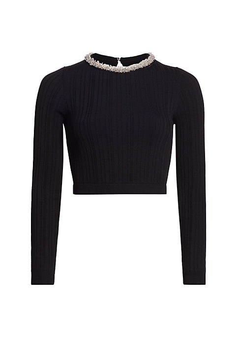 Beaded Rib Crop Top