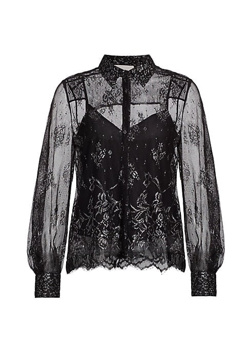 Lustrous Lace Top