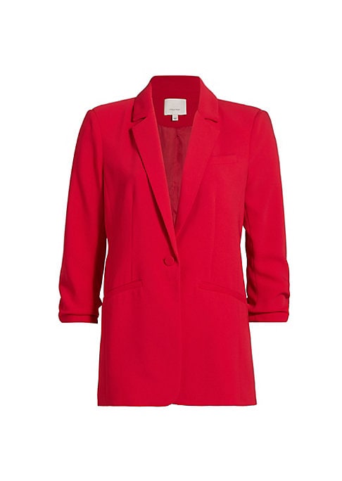 Elegant Ruched Blazer