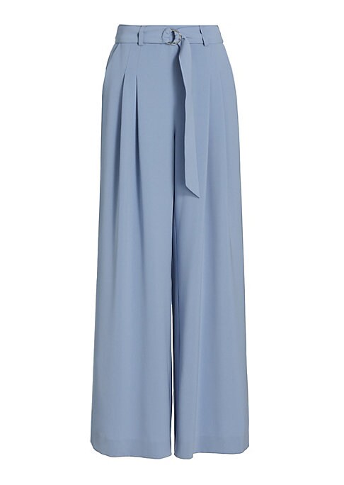 Chic Wide-Belt Trousers