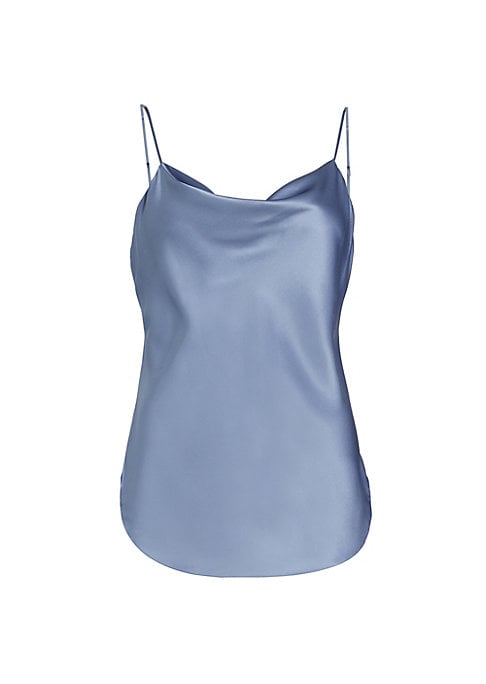 Silk Cowl Neck Top