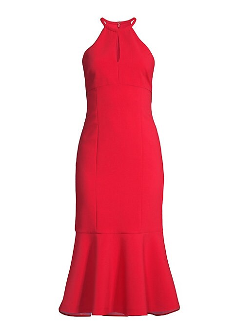 Flirty Flounce Midi Dress