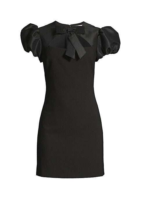 Satin Bow Minidress Elegance