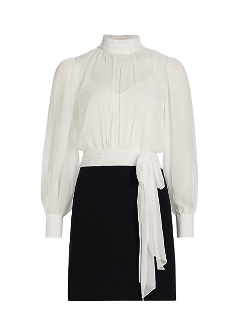 Chic Blouson Mini Dress