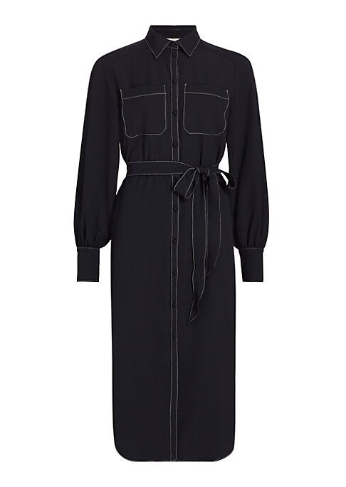 Chic Midi Shirt Dress
