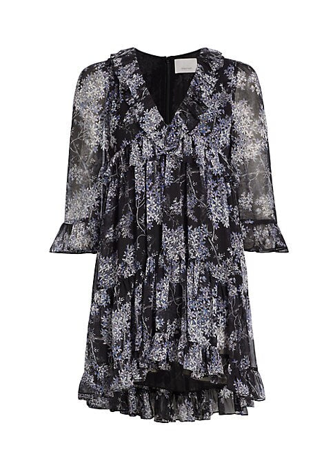 Floral Ruffle Mini Dress