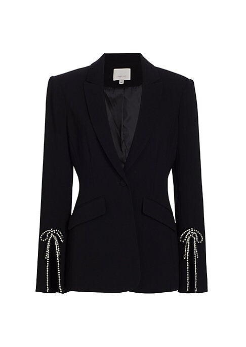 Sparkling Bow Blazer