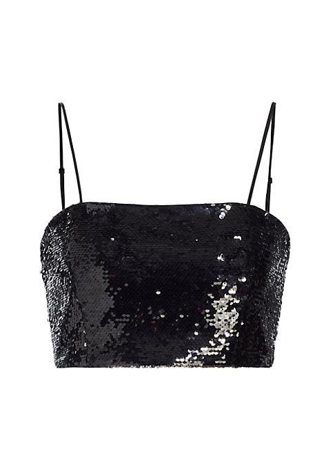 Glitzy Ultra-Cropped Top