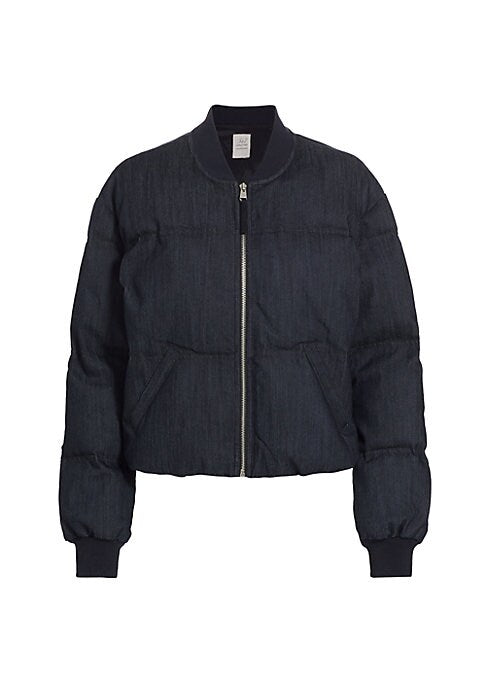 Denim Puffer Jacket