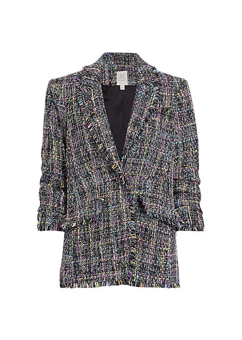 Chic Spacedye Tweed Blazer