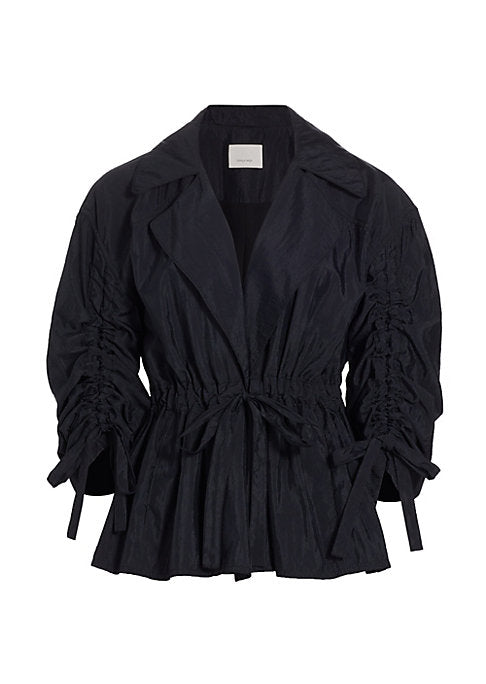 Nylon Chic Drawstring Jacket