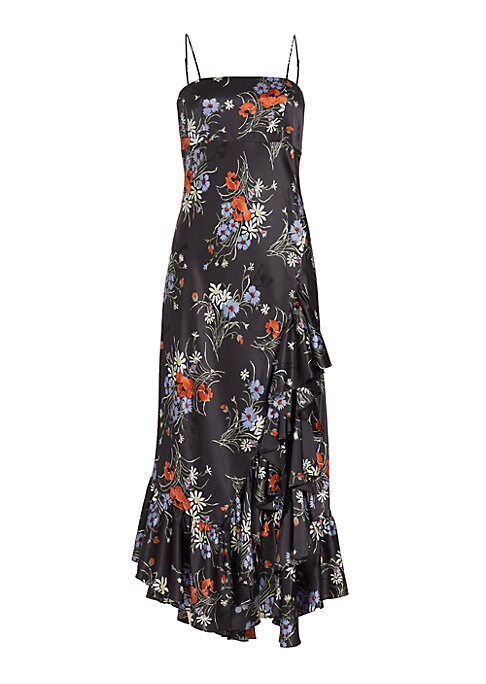 Floral Ruffle Maxi Dress