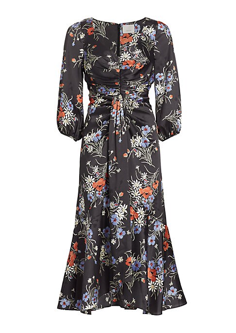 Floral Elegance Midi Dress