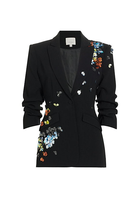 Floral Sparkle Blazer