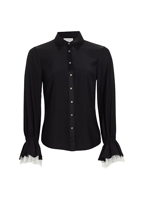 Silk & Lace Charm Blouse