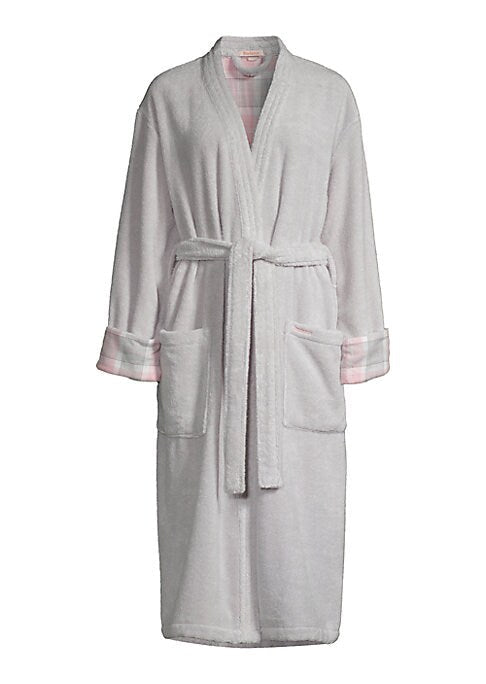 Cozy Plaid Wrap Robe
