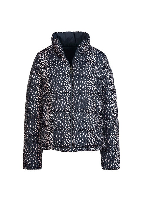 Reversible Funnel Puffer Jacket