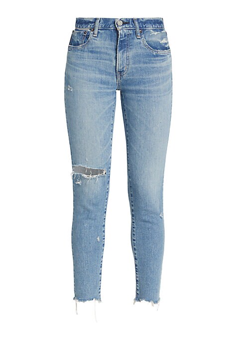 Chic Ankle Distressed Jeans