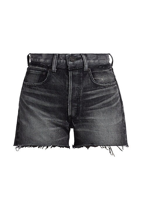 Vintage High-Rise Denim Shorts