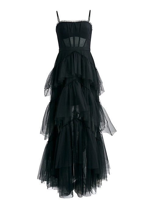 Ruffled Elegance Gown